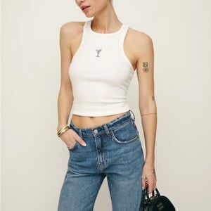 NWT Reformation Nova Tank with Martini Glass